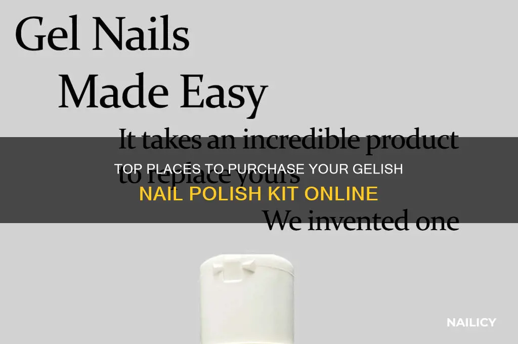 where to buy gelish nail polish kit