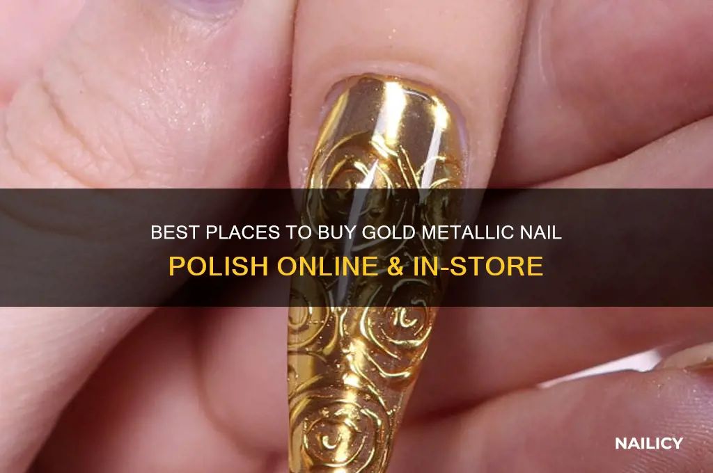 where to buy gold metallic nail polish
