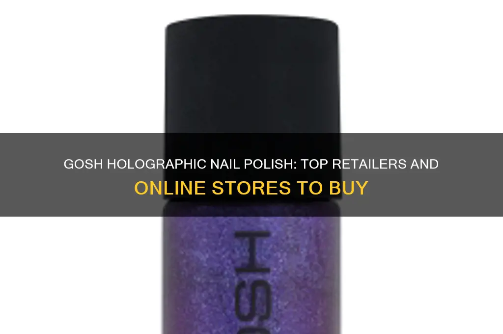where to buy gosh holographic nail polish