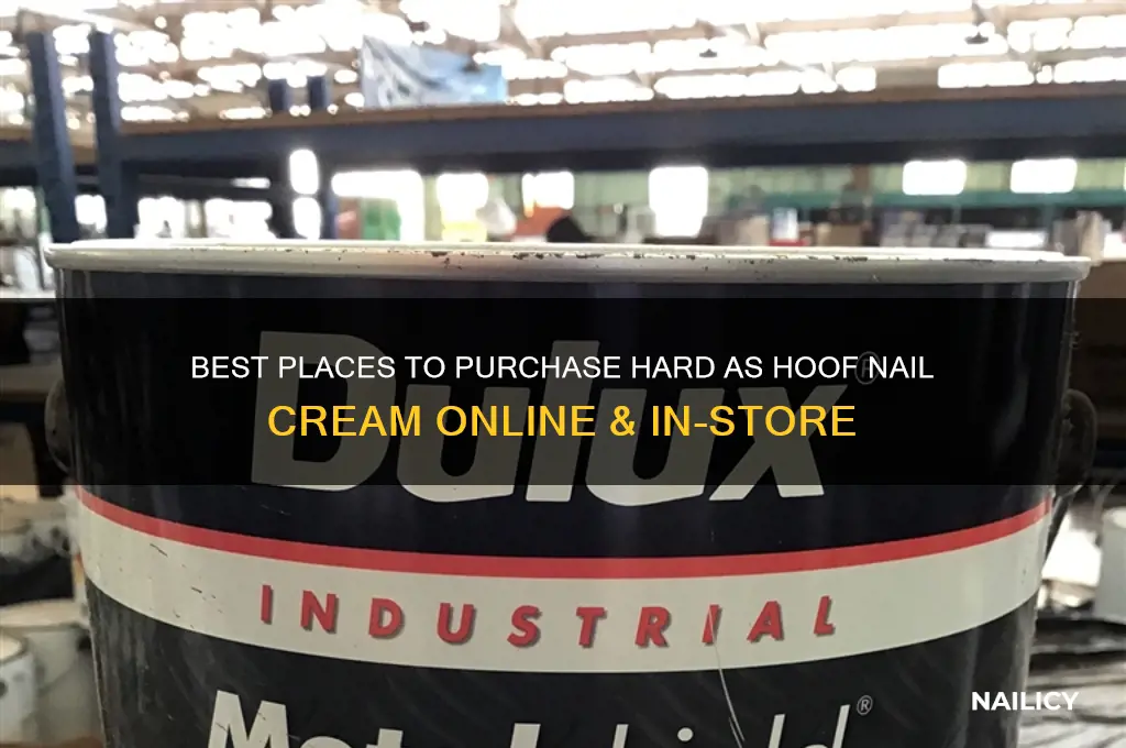 where to buy hard as hoof nail cream