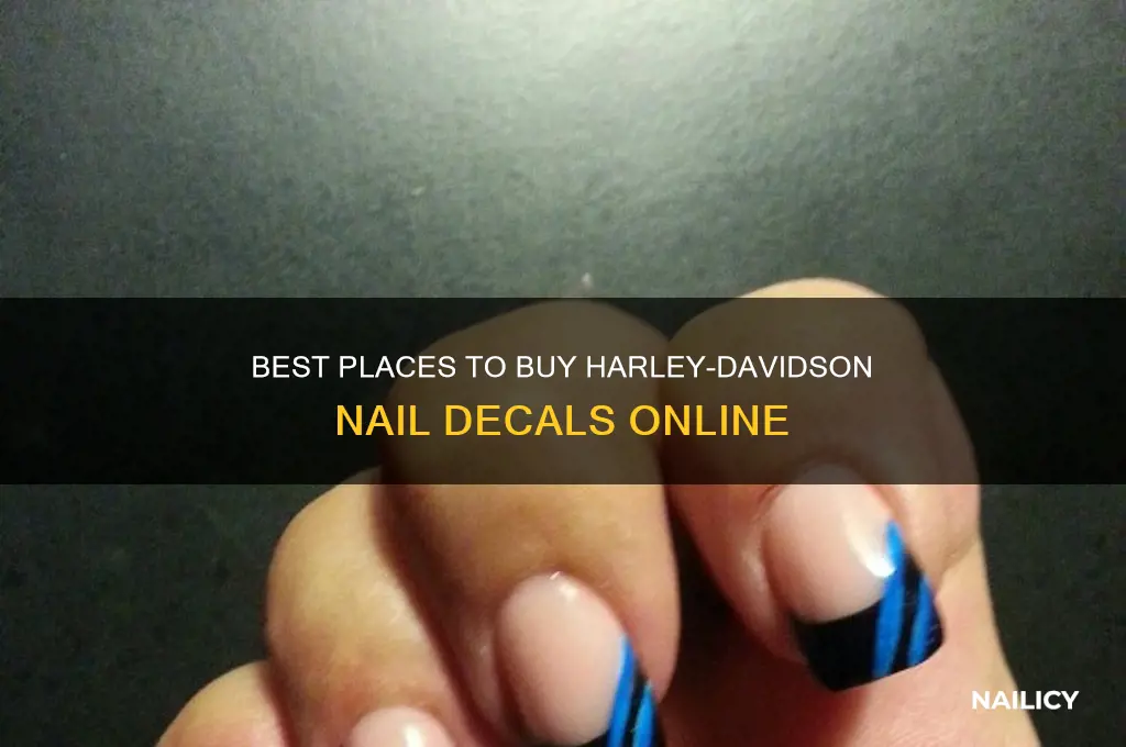 where to buy harley davidson nail decals