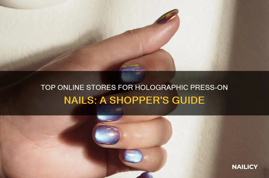 where to buy holographic press on nails