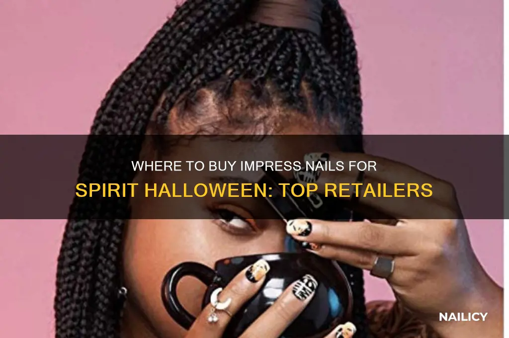 where to buy impress nails spirit halloween