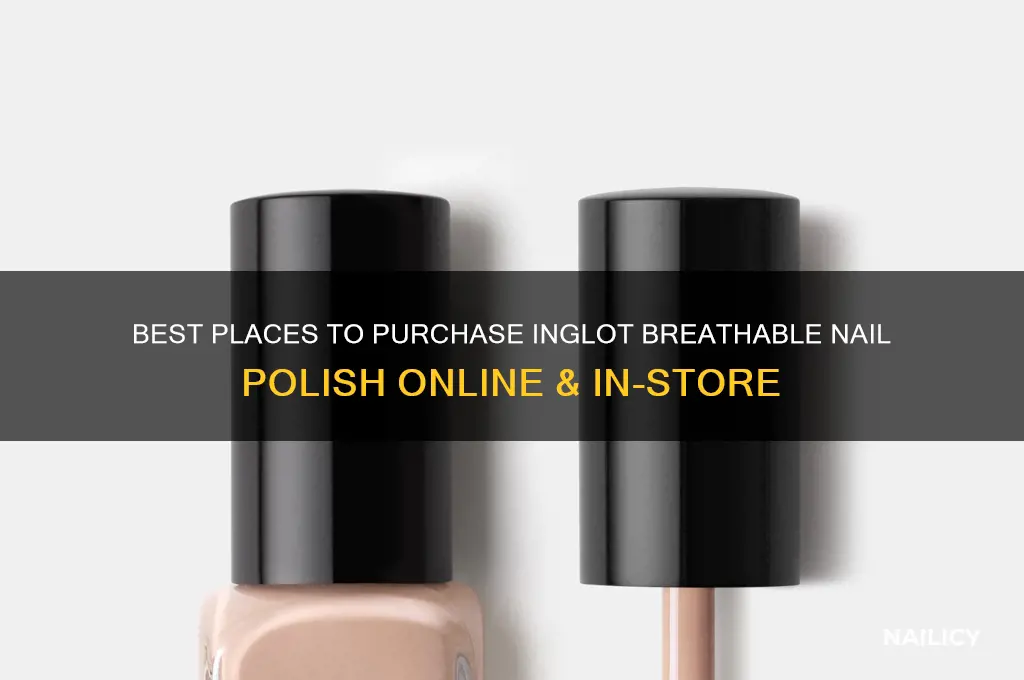 where to buy inglot breathable nail polish
