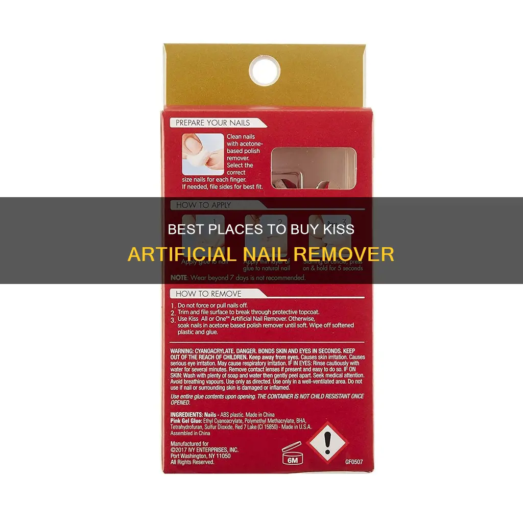 where to buy kiss artificial nail remover