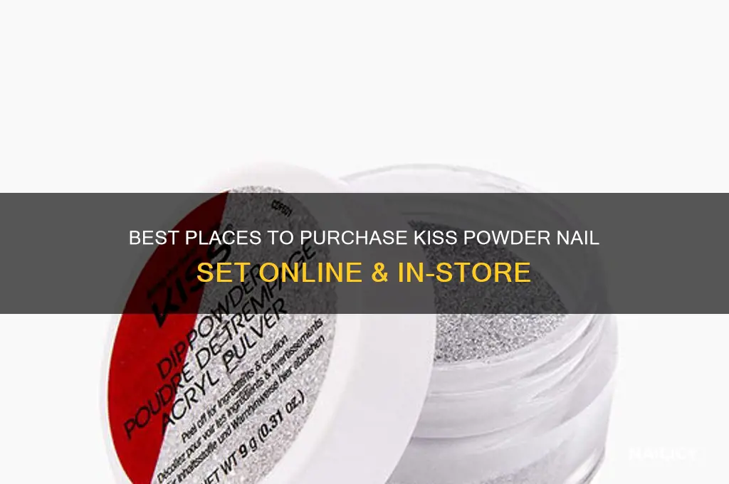 where to buy kiss powder nail set