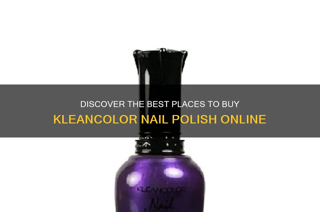 where to buy kleancolor nail polish