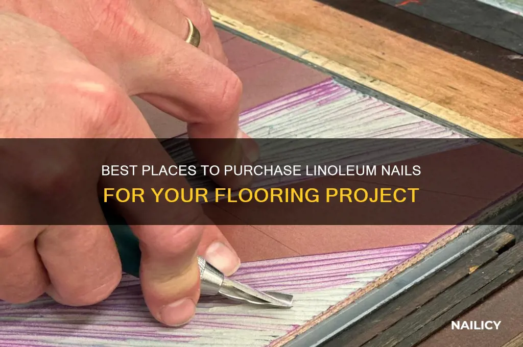 where to buy linoleum nails