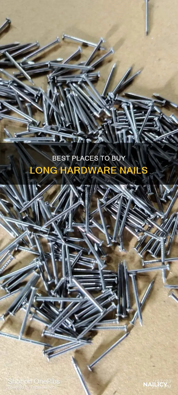 where to buy long hardware nails