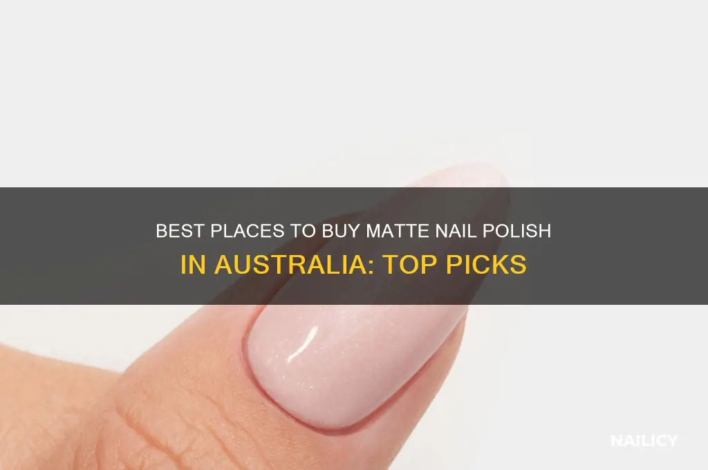 where to buy matte nail polish australia