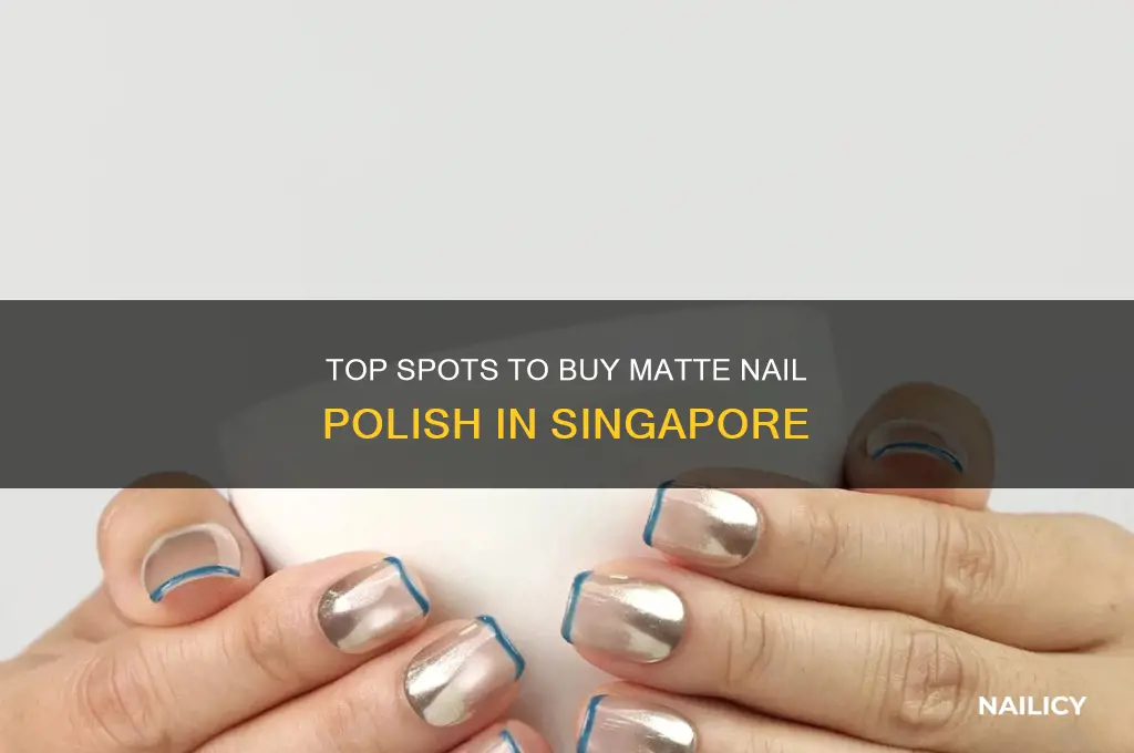 where to buy matte nail polish in singapore