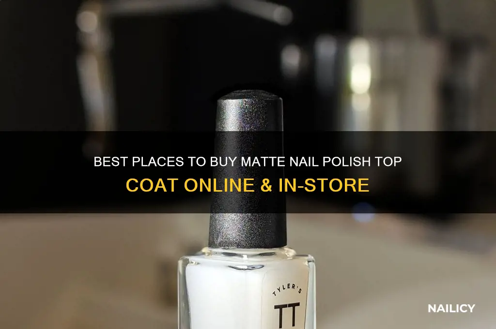 where to buy matte nail polish top coat
