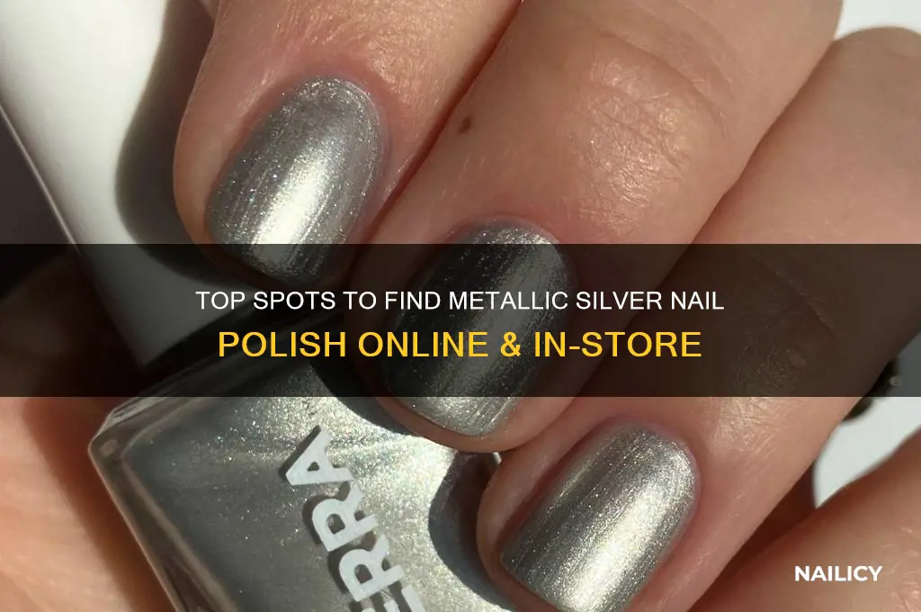 where to buy metallic silver nail polish