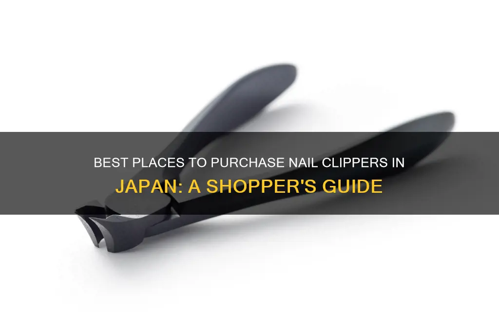where to buy nail clippers in japan
