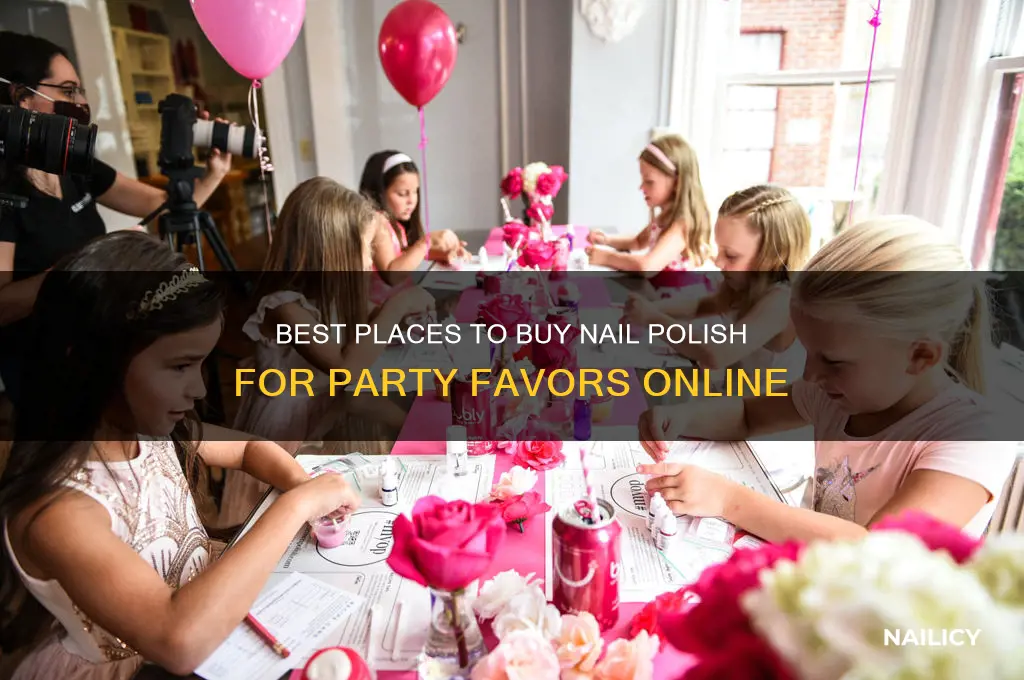 where to buy nail polish for party favors