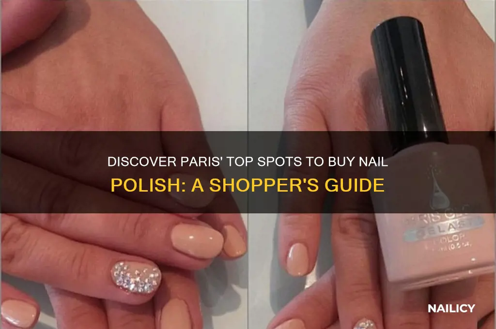 where to buy nail polish in paris