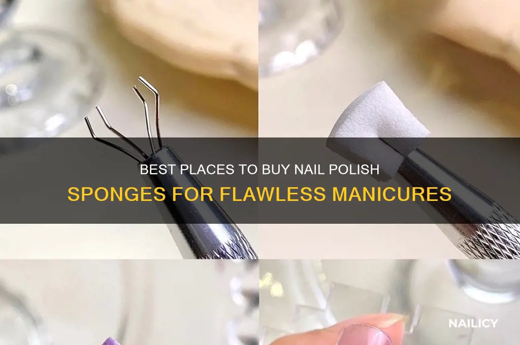 where to buy nail polish sponge