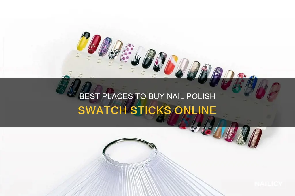 where to buy nail polish swatch sticks