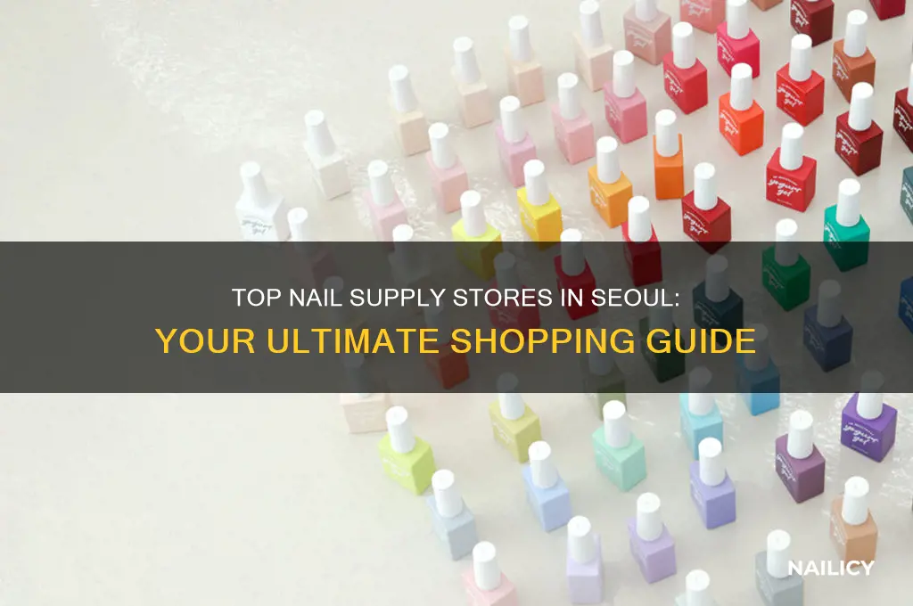 where to buy nail supplies in seoul
