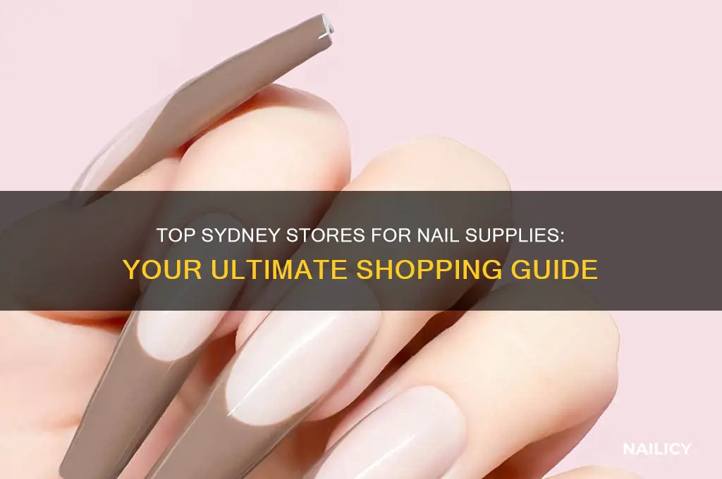 where to buy nail supplies in sydney