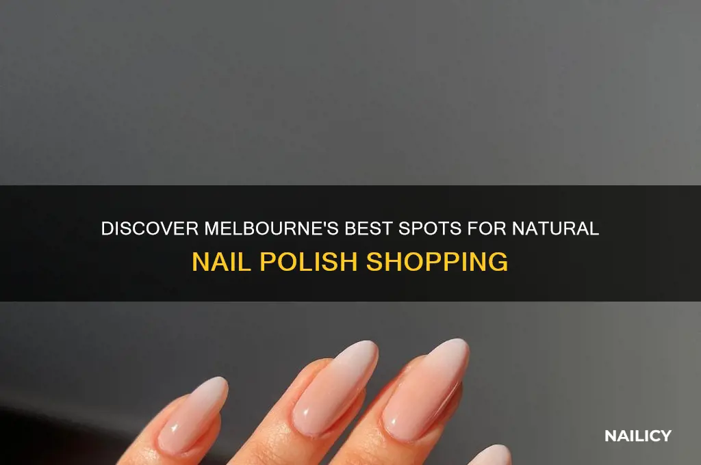 where to buy natural nail polish in melbourne