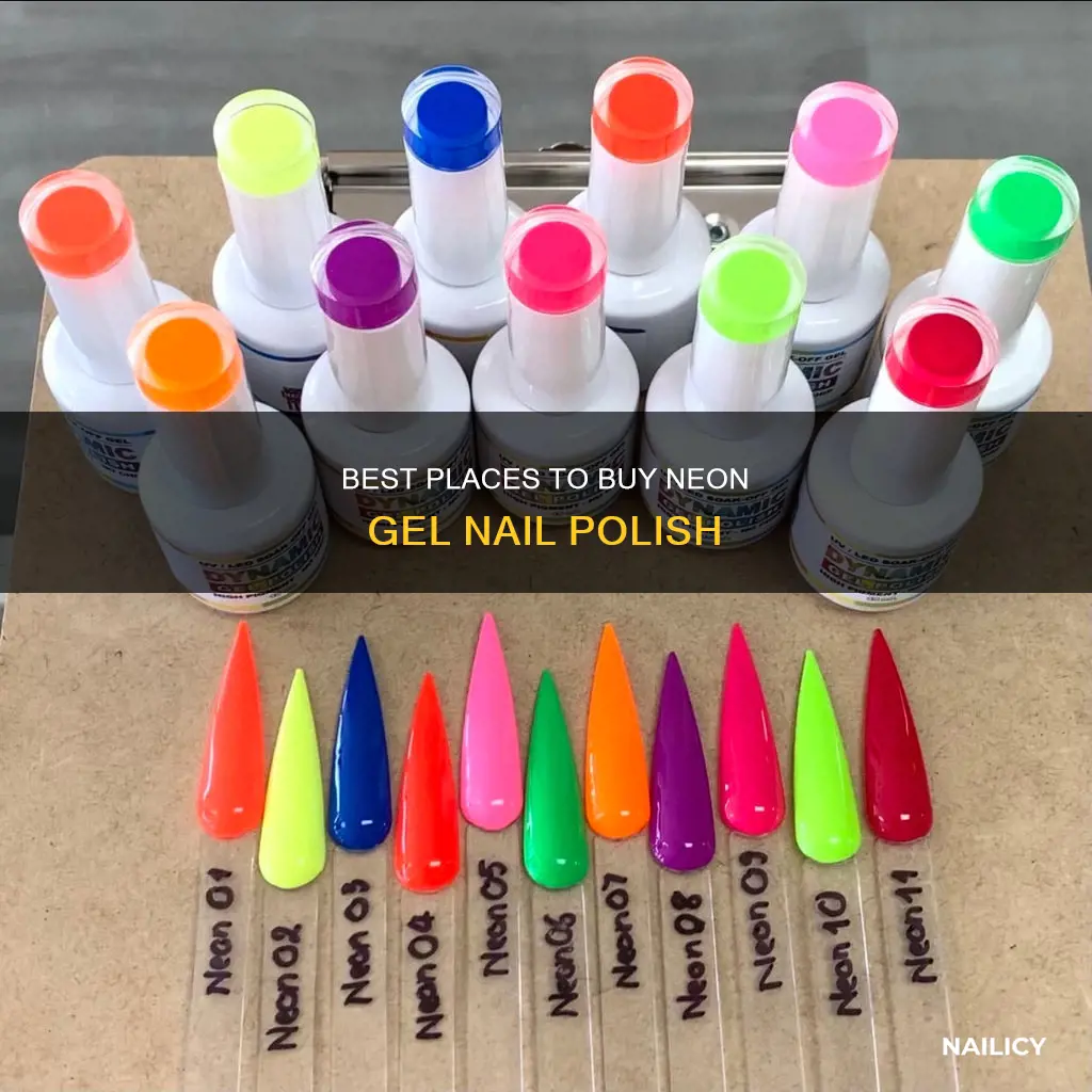 where to buy neon gel nail polish