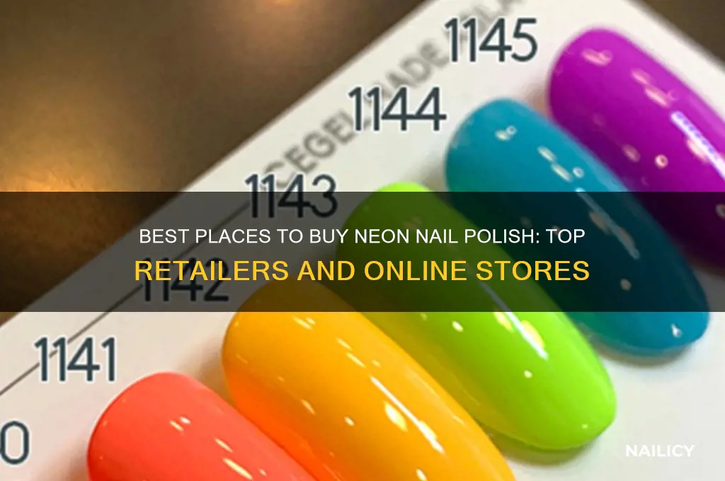 where to buy neon nail polish