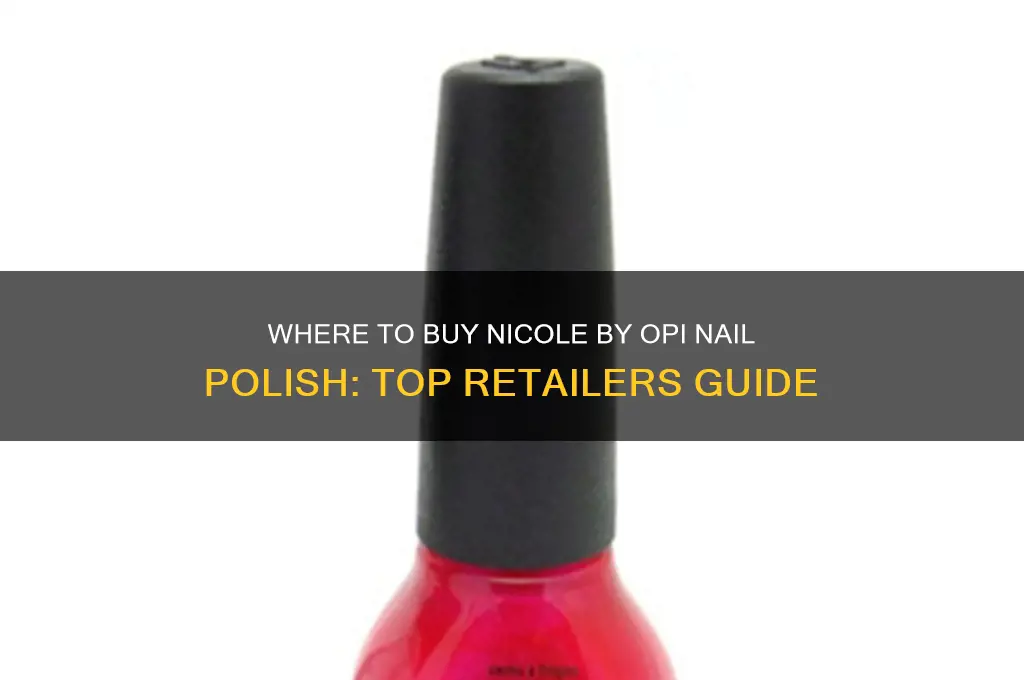 where to buy nicole by opi nail polish
