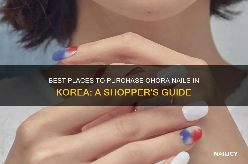 where to buy ohora nails in korea