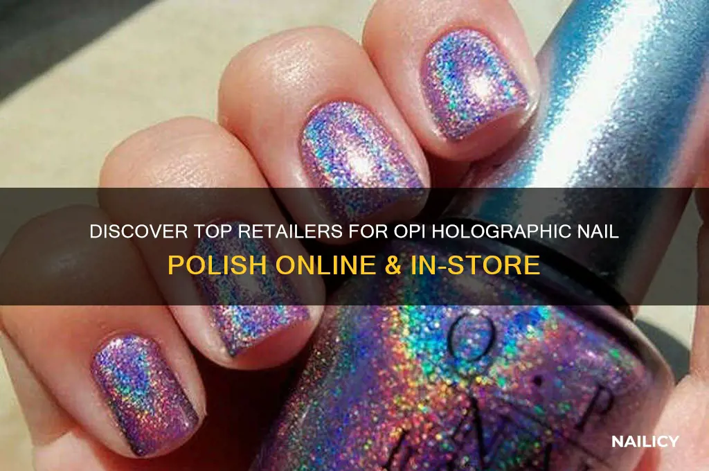 where to buy opi holographic nail polish