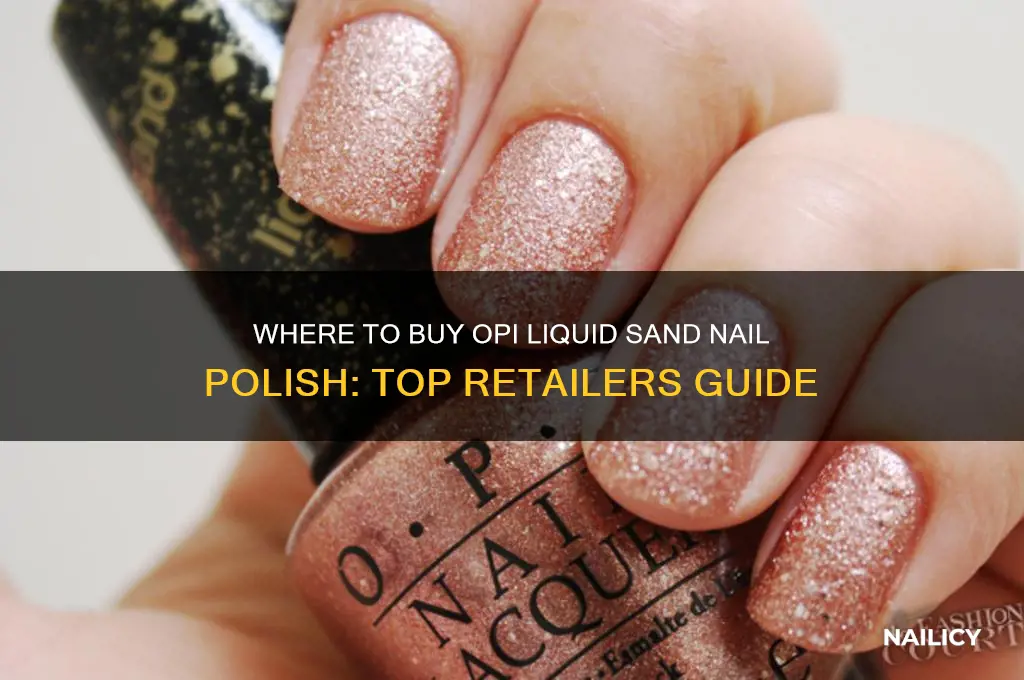 where to buy opi liquid sand nail polish