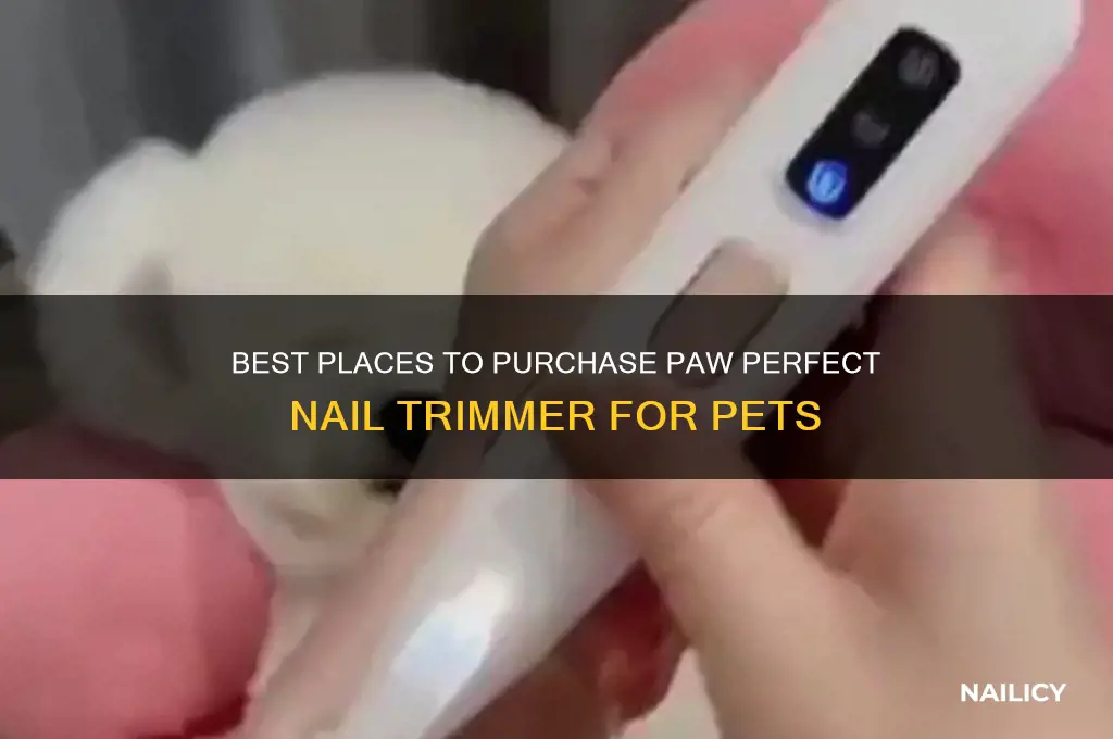 where to buy paw perfect nail trimmer