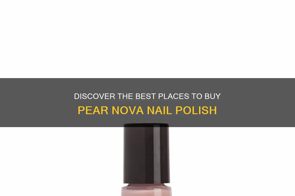 where to buy pear nova nail polish