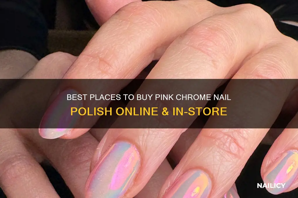 where to buy pink chrome nail polish