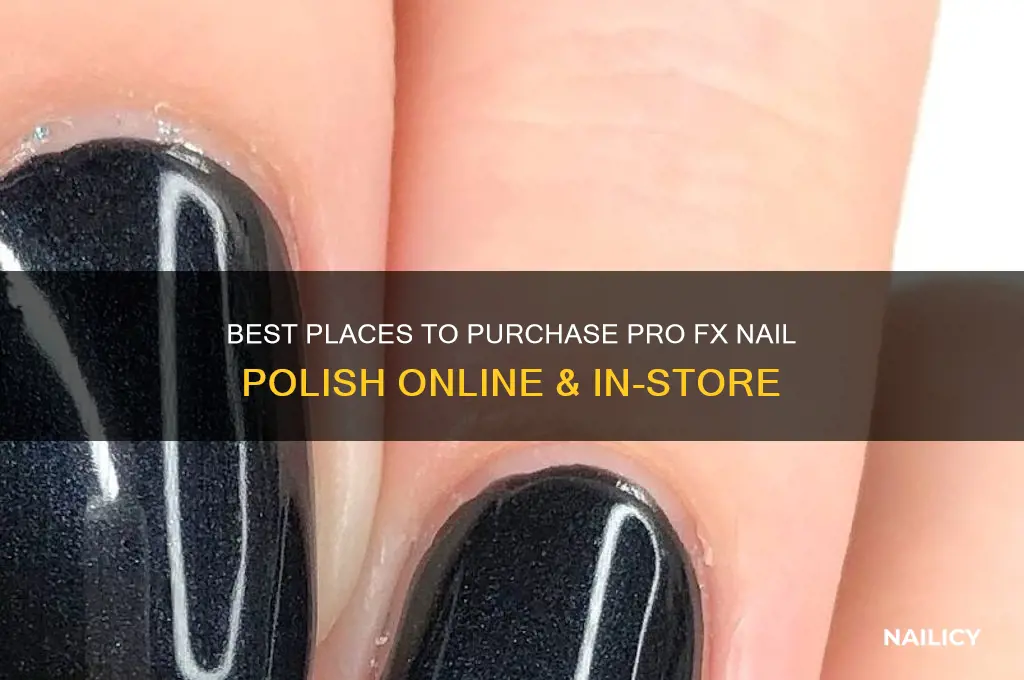 where to buy pro fx nail polish