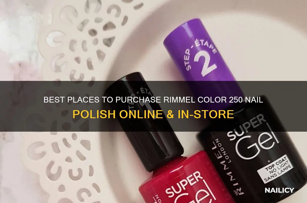 where to buy rimmel color 250 nail polish
