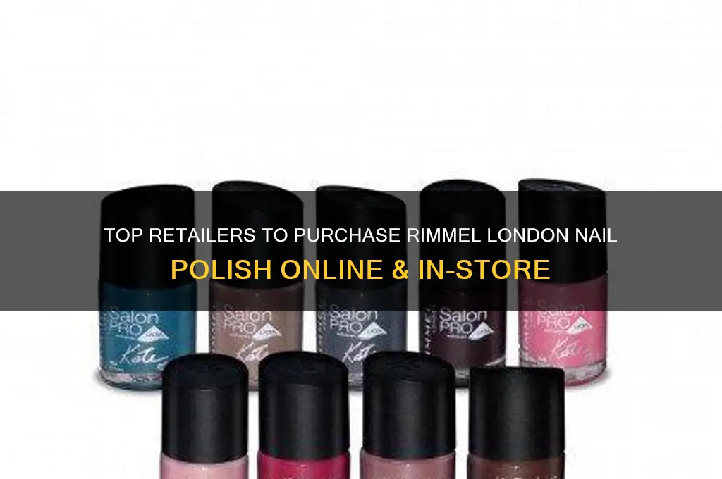 where to buy rimmel london nail polish
