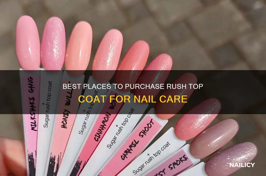 where to buy rush top coat for nails