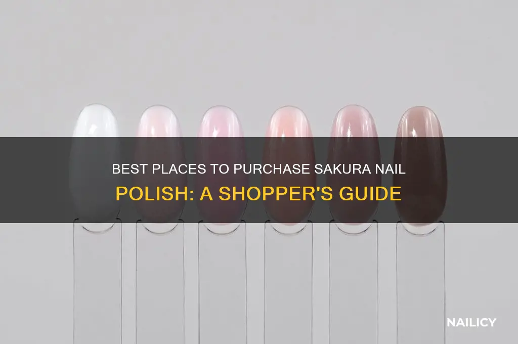 where to buy sakura nail polish