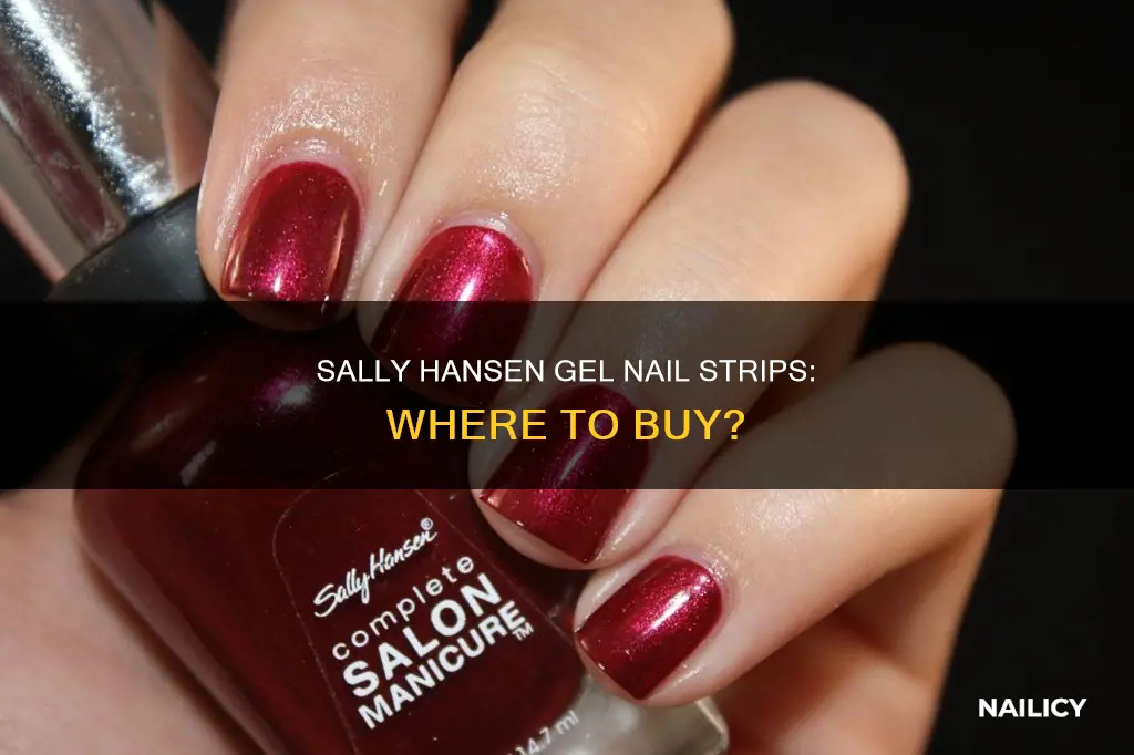 where to buy sally hansen gel nail strips