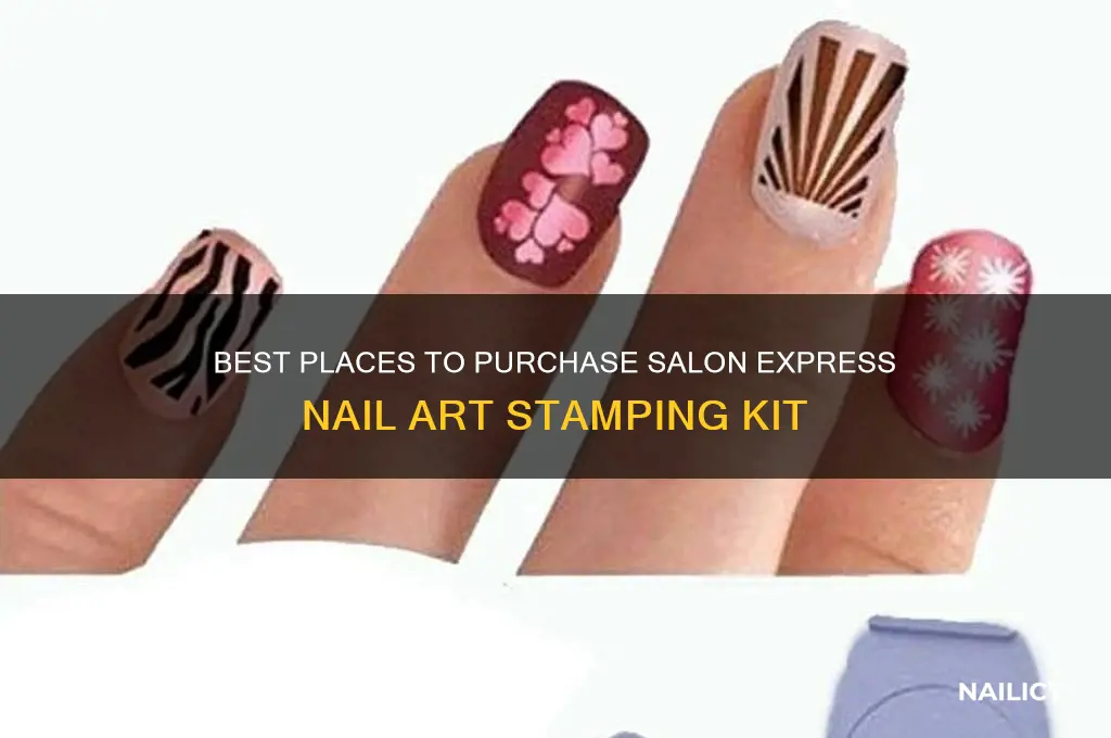 where to buy salon express nail art stamping kit