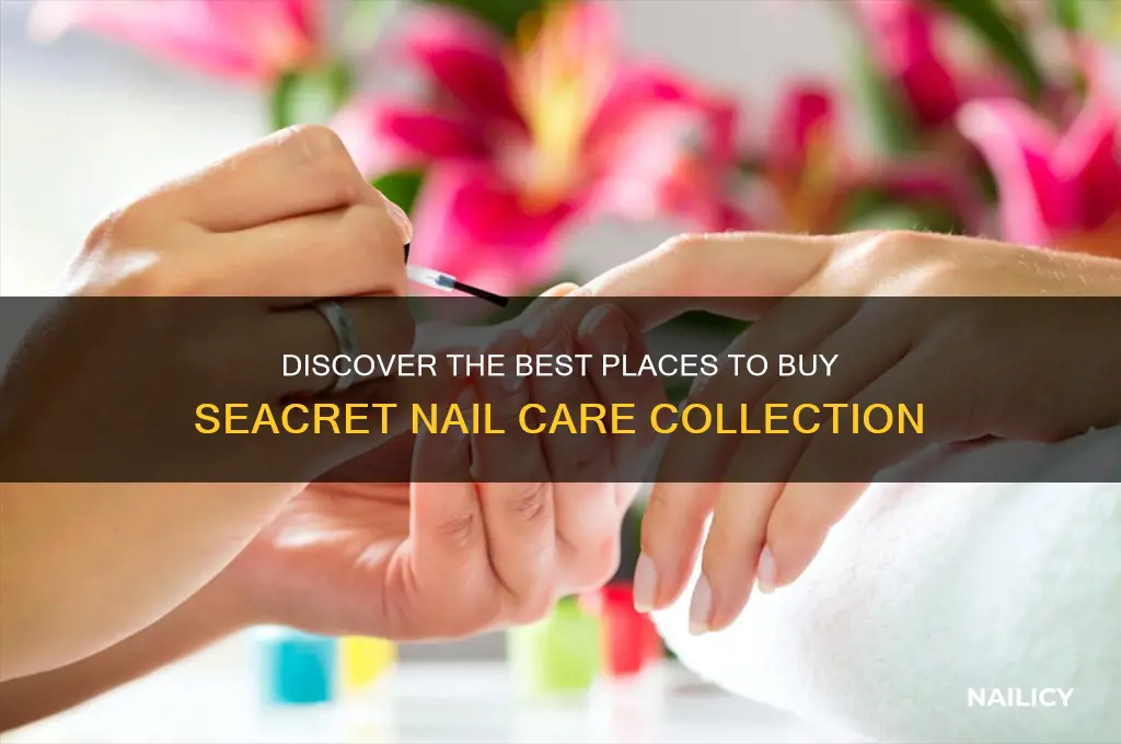 where to buy seacret nail care collection
