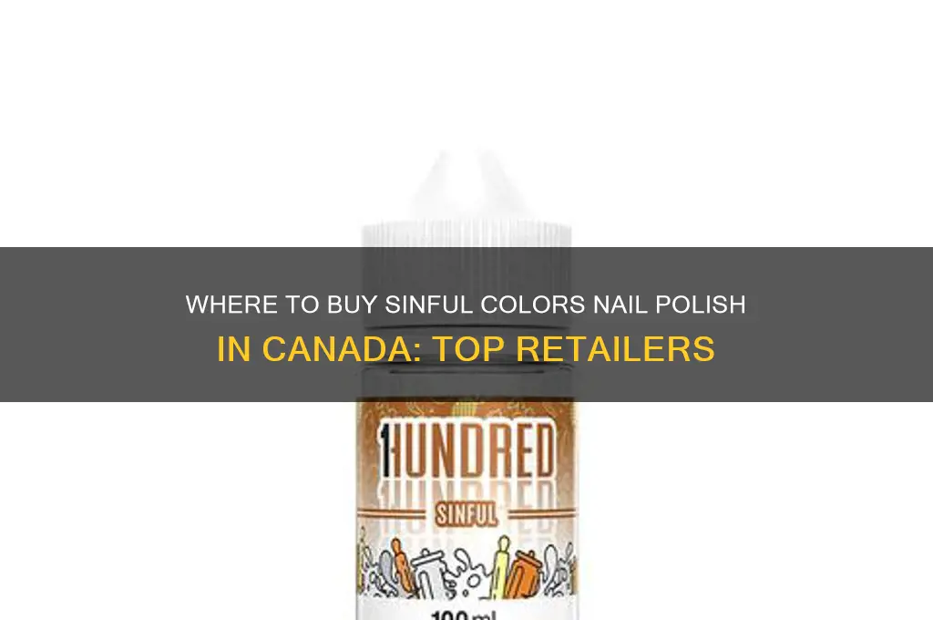 where to buy sinful colors nail polish in canada