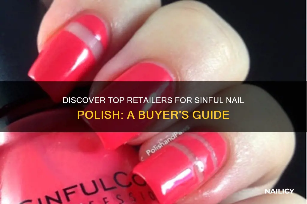 where to buy sinful nail polish
