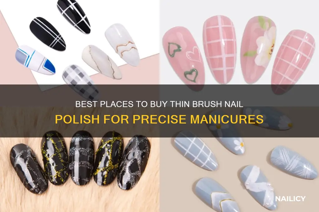 where to buy thin brush nail polish