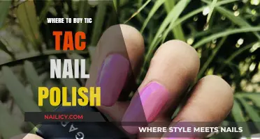 Where to Buy Tic Tac Nail Polish: Top Retailers and Online Stores