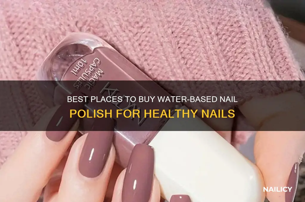 where to buy water based nail polish