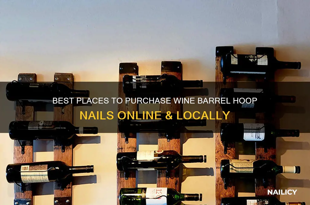 where to buy wine barrel hoop nails