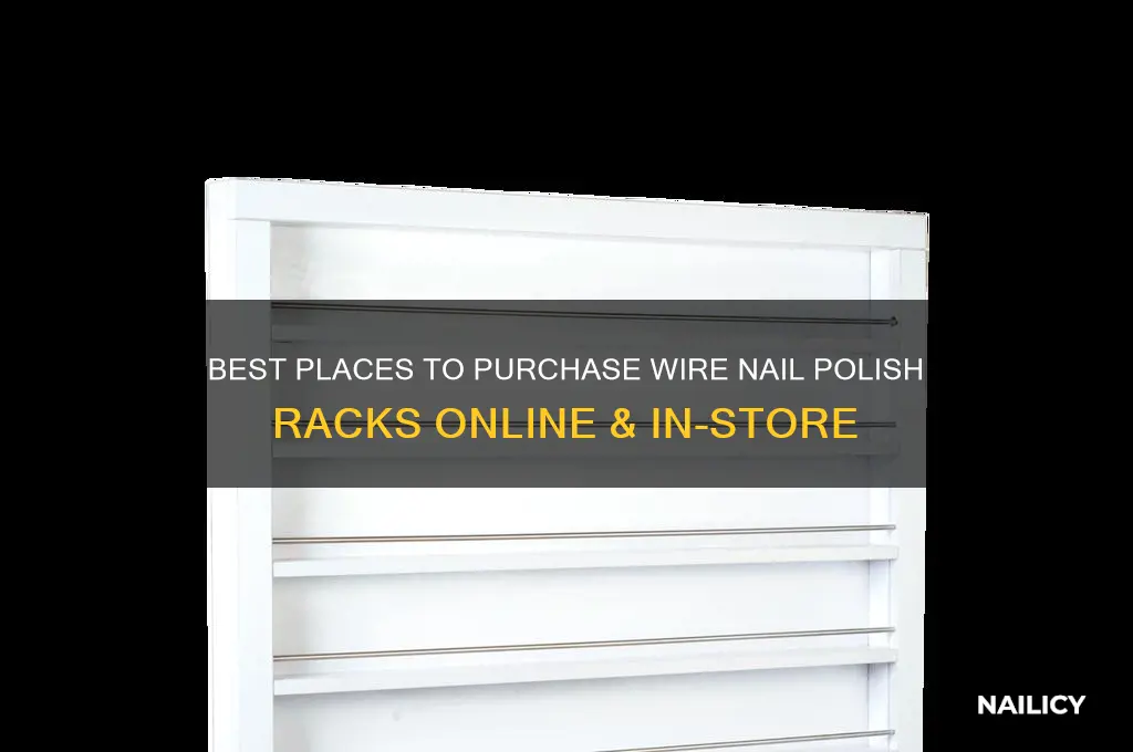 where to buy wire nail polish rack