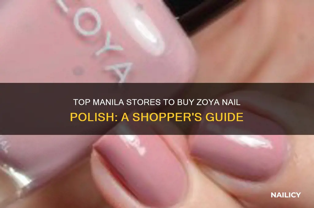 where to buy zoya nail polish in manila